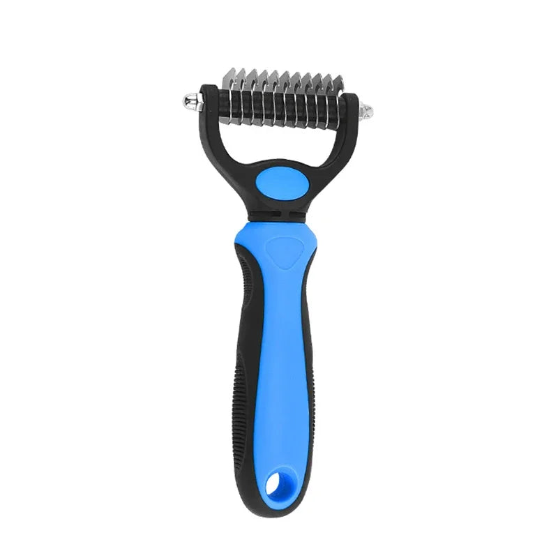 Deshedding Brush Self Cleaning Grooming Tool For Dogs And Cats