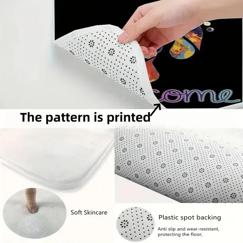 European Retro Geometric Carpet For Living Room Non Slip Washable Rug
