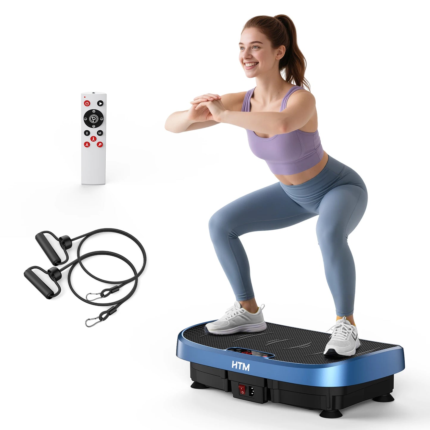 Magnetic Vibration Plate Exercise Machine for Home Gym