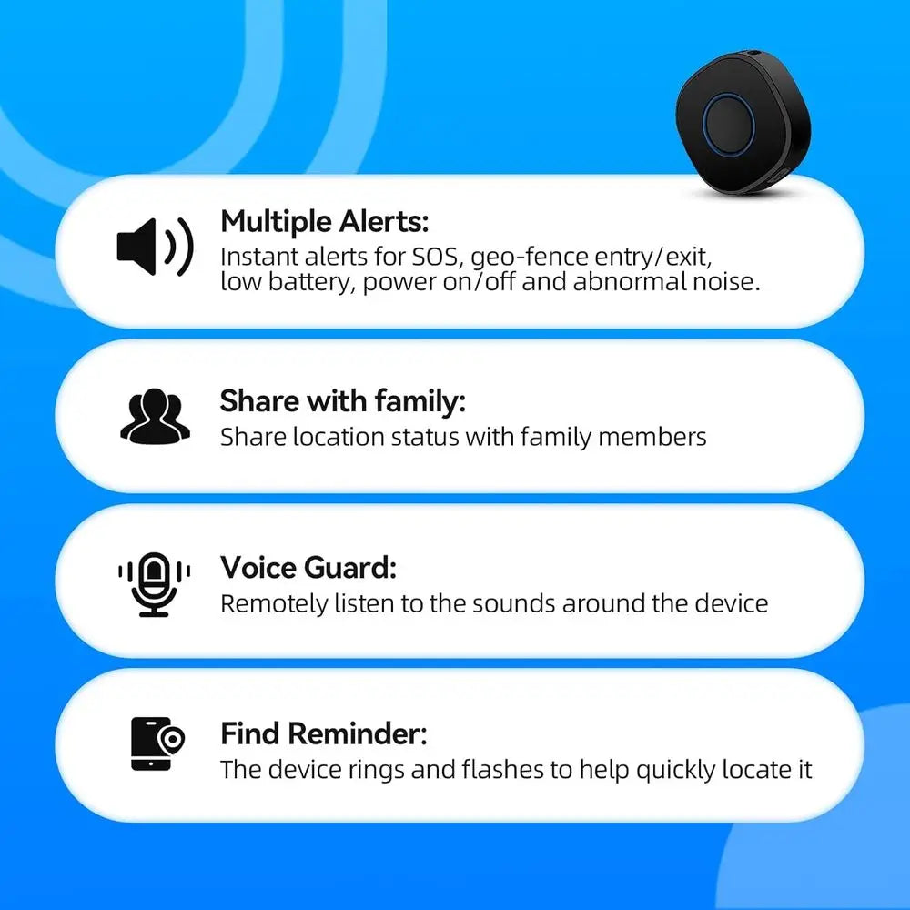 Geo Fence And Share Mini Personal GPS Tracker For Kids