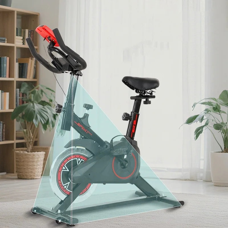 Silent Indoor Exercise Bike With Comfortable Seat For Cardio Training