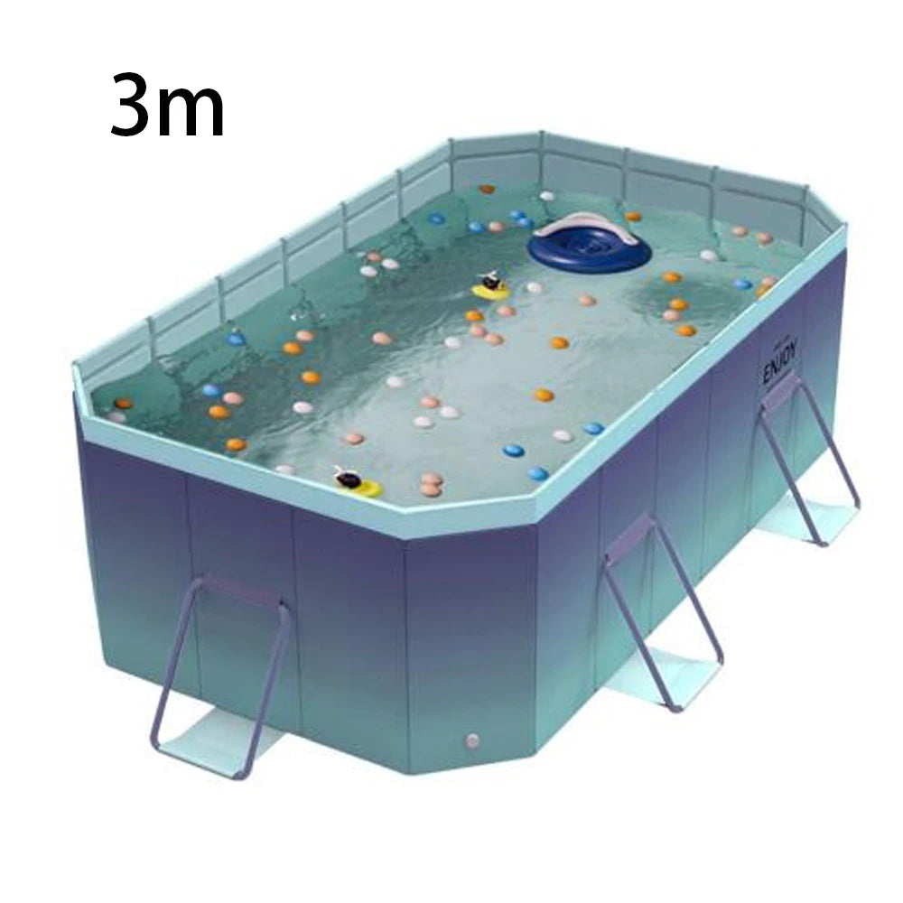 Foldable Outdoor Pool For Garden NonInflatable Family Pool