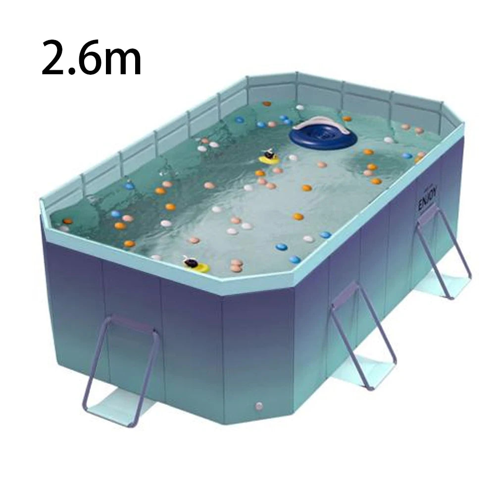 Foldable Outdoor Pool For Garden NonInflatable Family Pool
