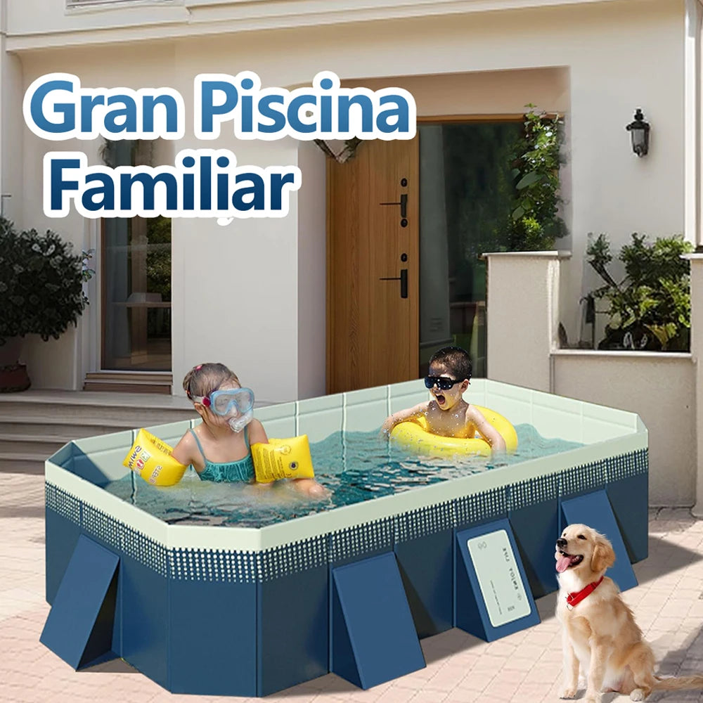Foldable Outdoor Pool For Garden NonInflatable Family Pool