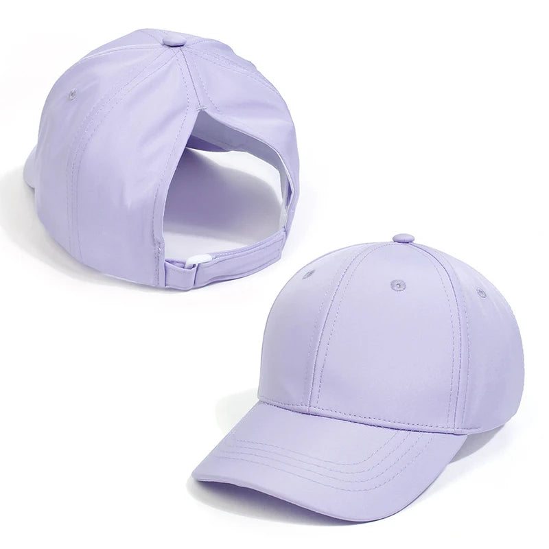 Kids Ponytail Baseball Cap Sun Hat Unisex Travel Cap