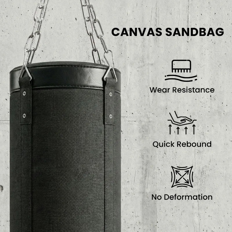 Freestanding Punching Bag Stand With Adjustable Steel Frame