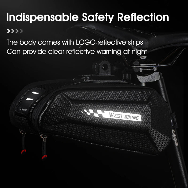 West Biking Portable Quick Release Waterproof Saddle Bag