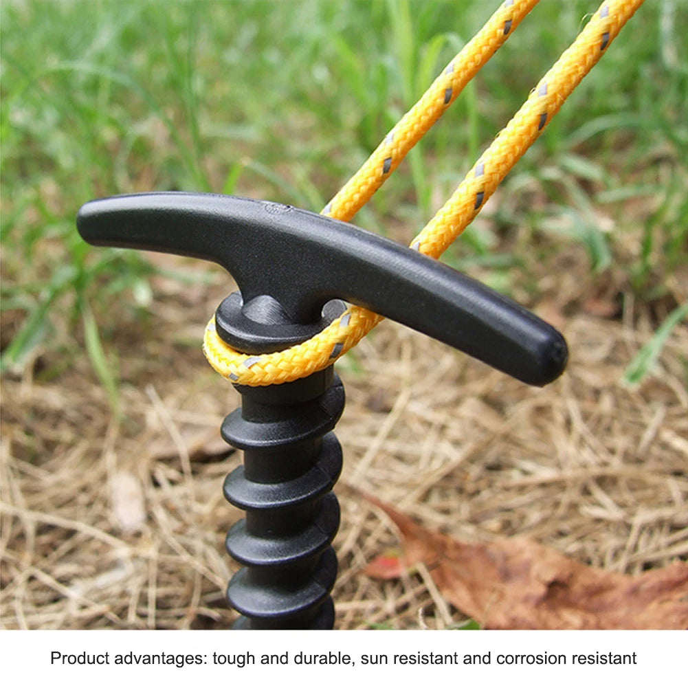Jaysuing 10pcs Windproof Ground Nails Tent Stakes For Camping