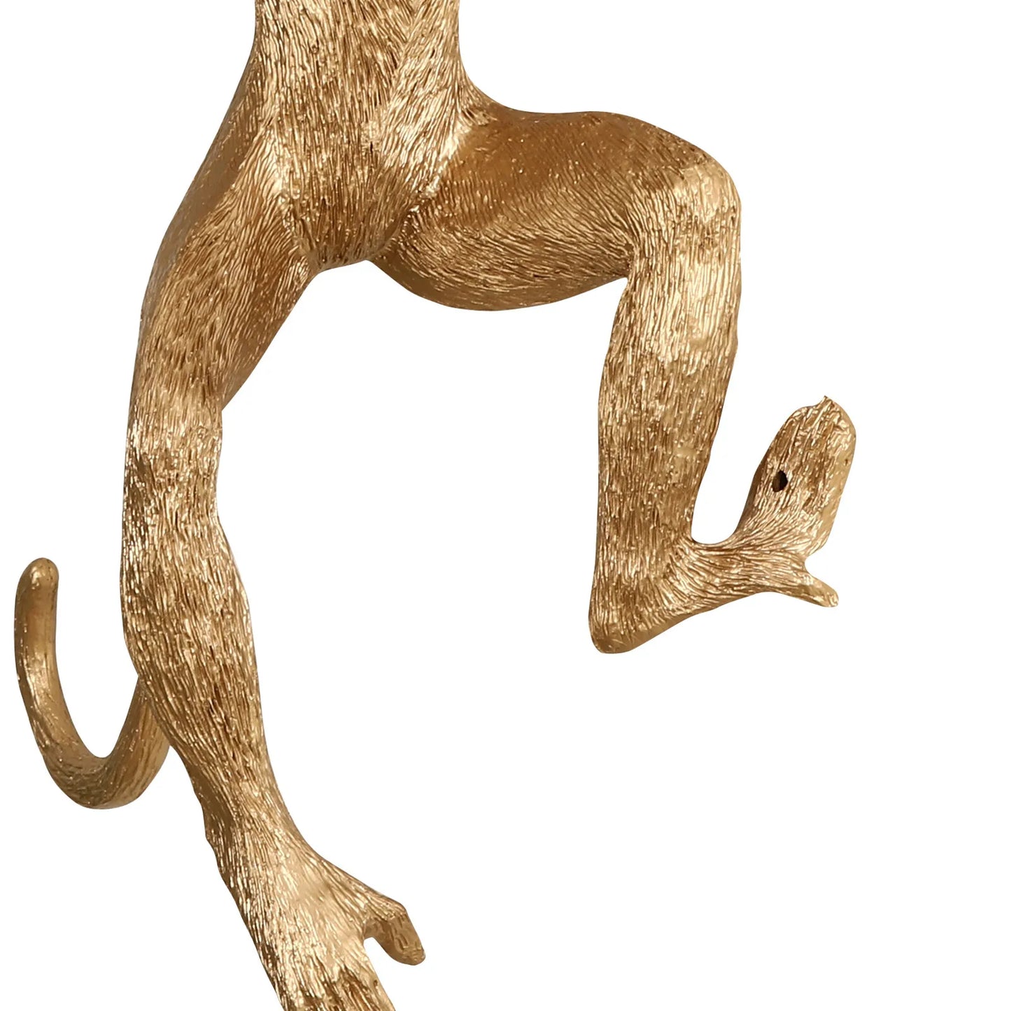 L12.6"x W12.6"x H26.7" Nordic Monkey Wall Sconces 1 Light Resin Wall-Mounted Lamp E27 for Bedroom, Living Room, Baby Room, Office,yoga Studio