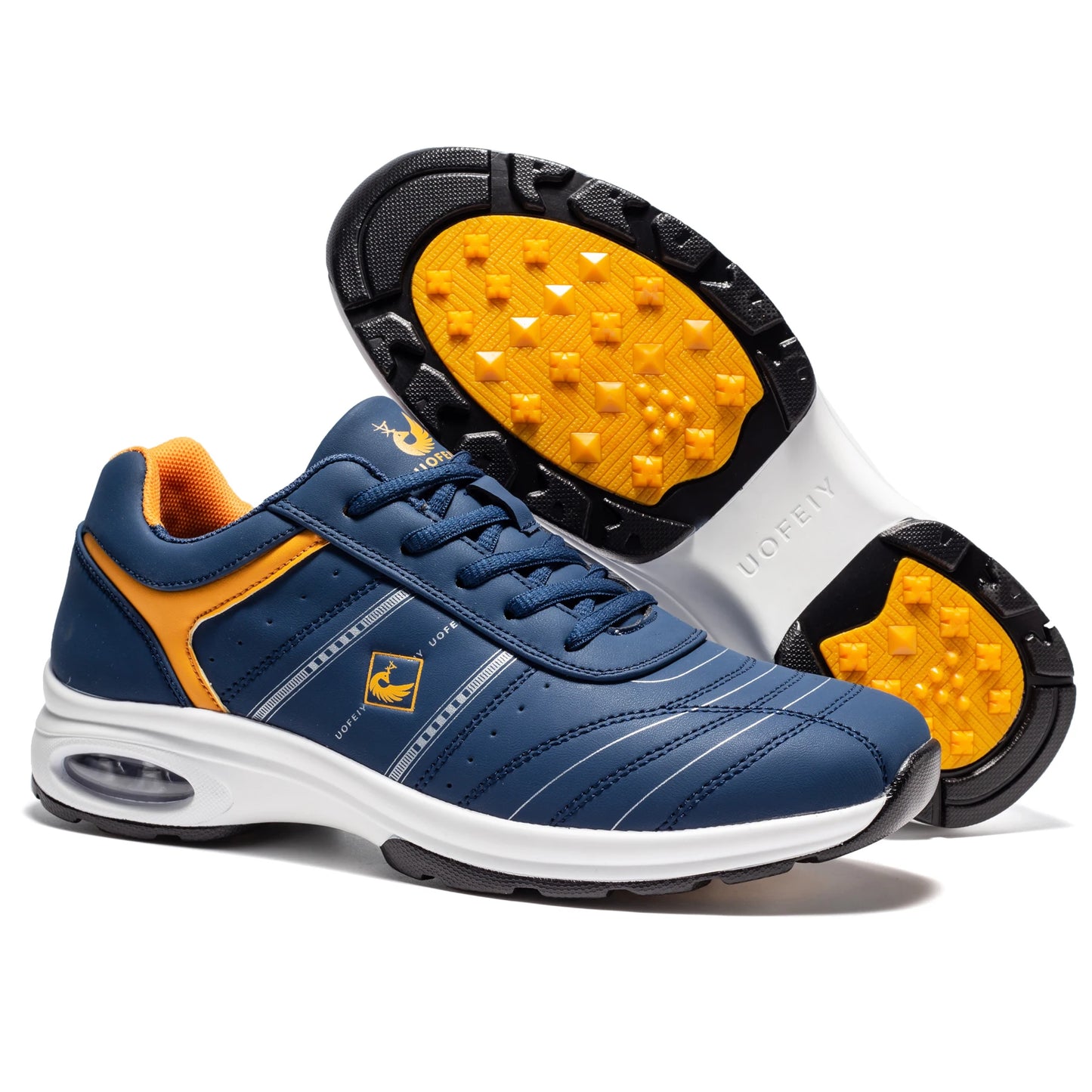 Men's Golf Shoes Leather Training Sneakers Premium Sport Footwear