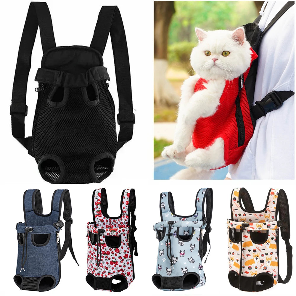 Adjustable Cat and Dog Carrier Backpack for Travel and Outdoors
