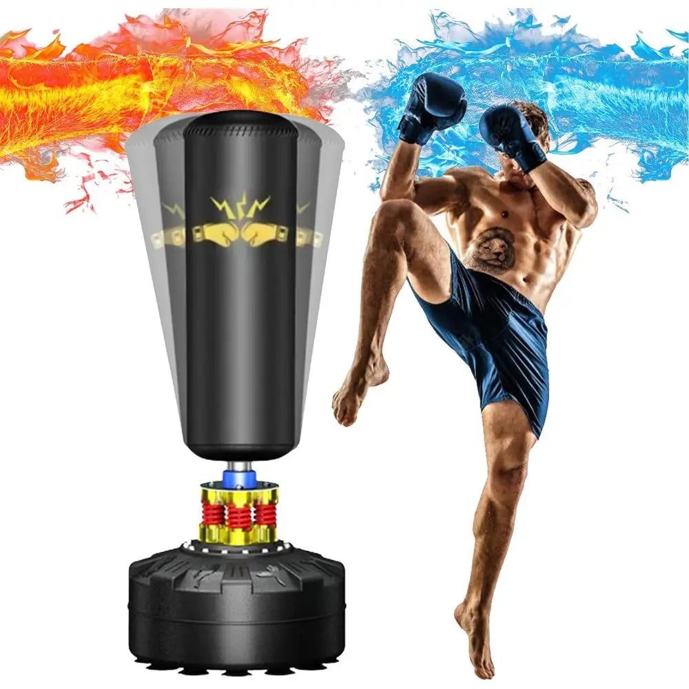 Freestanding Suction Cup Punching Bag For Boxing And MMA Training