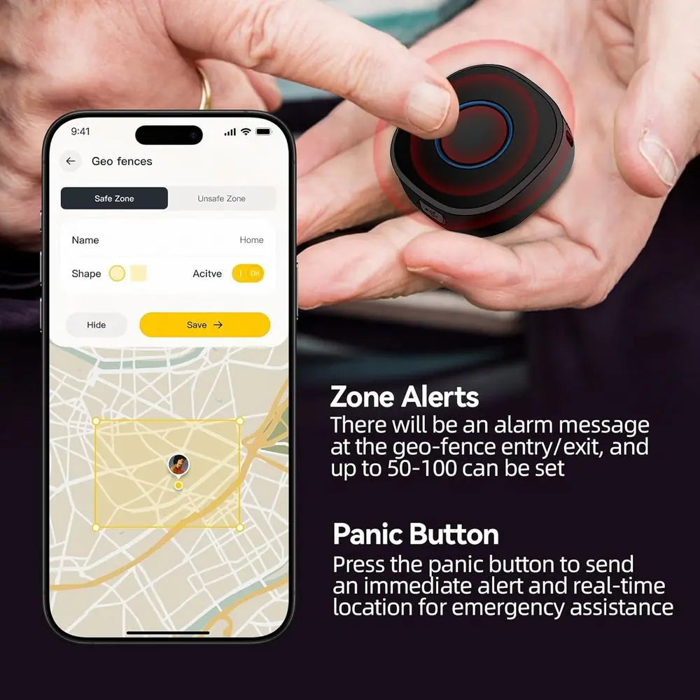 Geo Fence And Share Mini Personal GPS Tracker For Kids