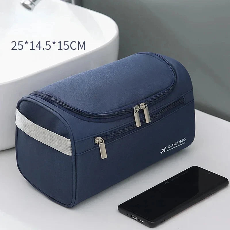 Hanging Leather Toiletry Bag Dopp Kit for Travel Essentials