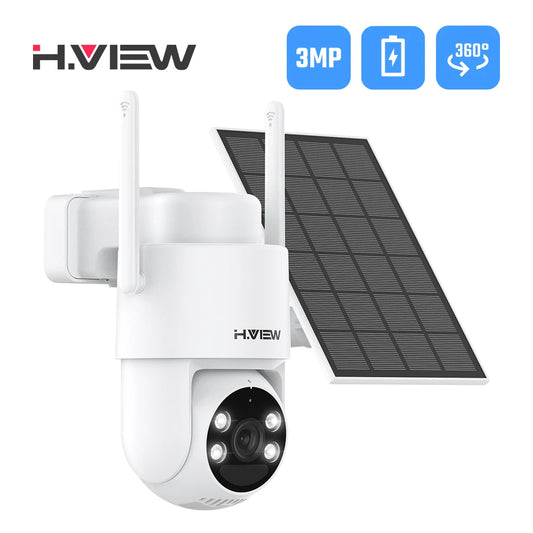 H.VIEW PIR Battery Powered Wireless Outdoor Camera 2K PTZ WiFi
