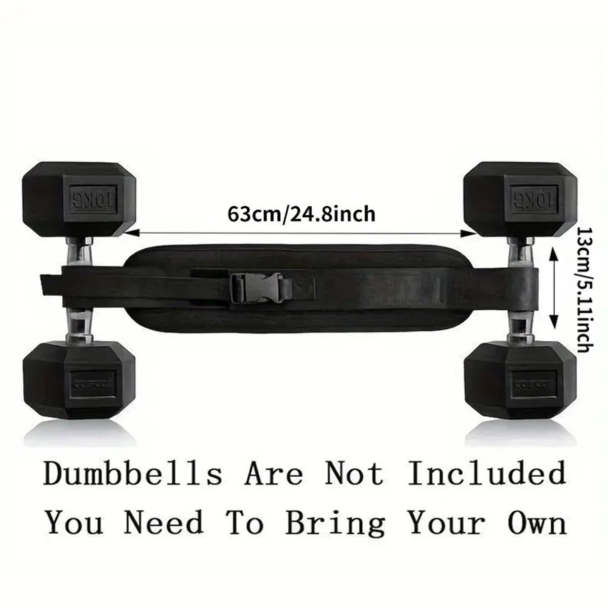 Adjustable Weighted Waist Belt for Home Workouts and Hip Training