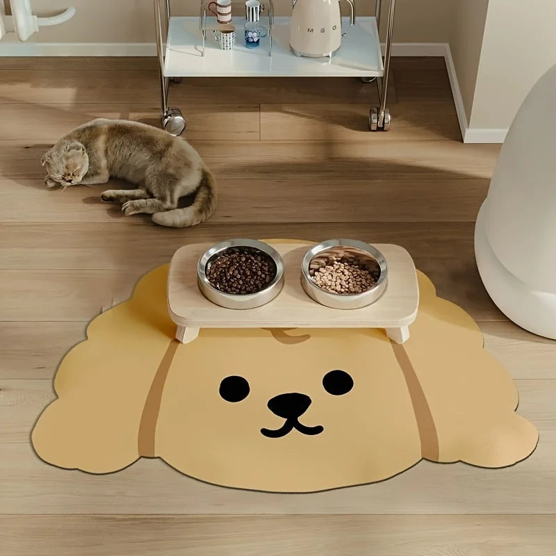 Diatomaceous Earth Pet Mat Water Absorbent Non Slip Kennel Mat