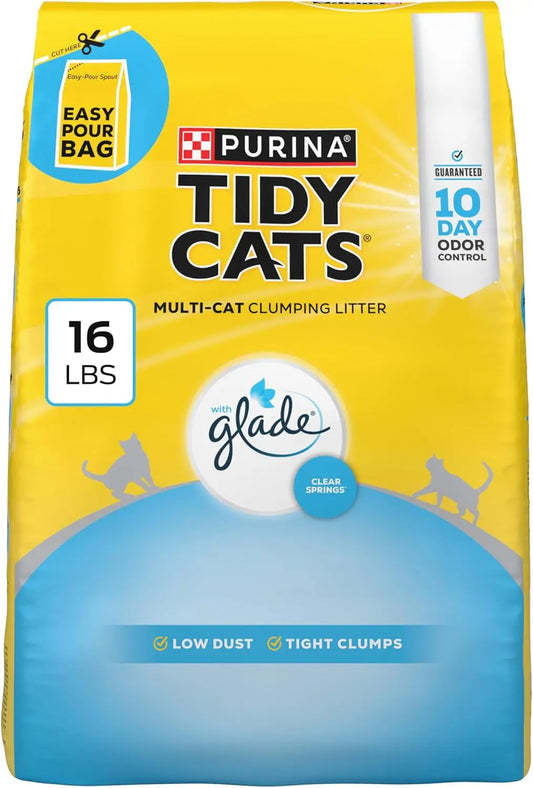 Multi Cat Clumping Litter For Superior Odor Control And Cleanup