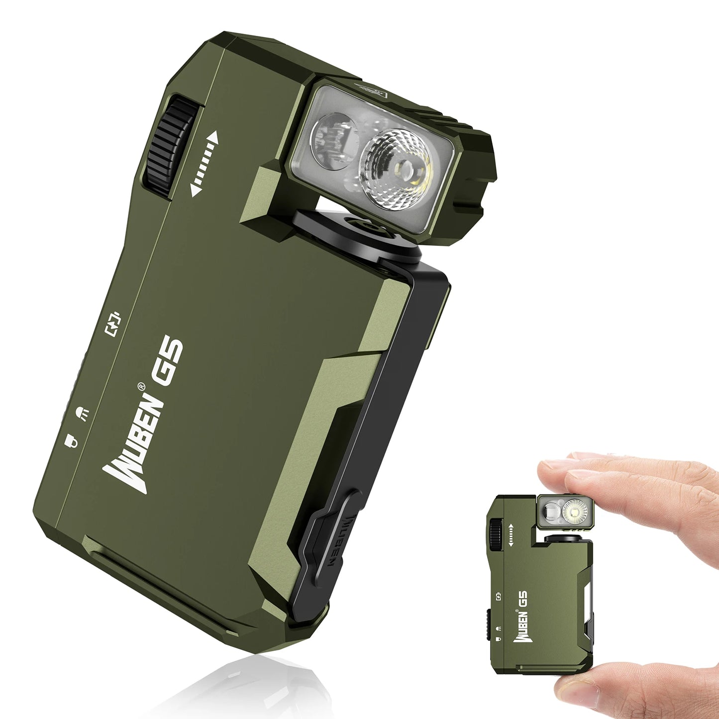 WUBEN G5 Rechargeable EDC Flashlight With Dual Light Sources