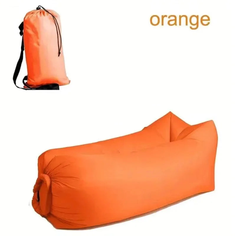 Inflatable Lounger Air Sofa Extra Thick Foldable Outdoor Couch