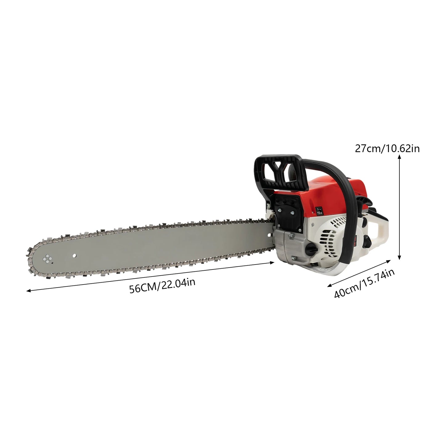 Gasoline Chainsaw 2 Stroke Engine 7500 RPM for Pruning and Cutting