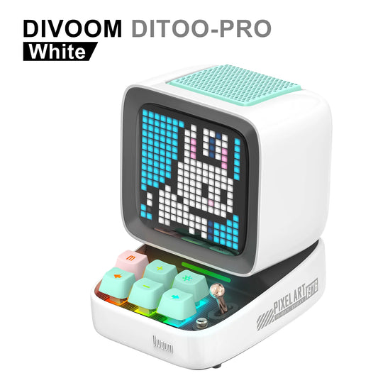 Divoom Ditoo Pro Retro Pixel Art Bluetooth Speaker Clock