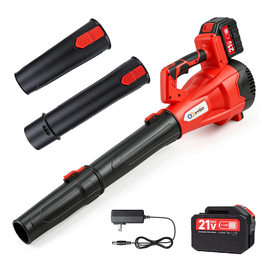 Cordless Leaf Blower 650 CFM With 21V 4.5Ah Battery