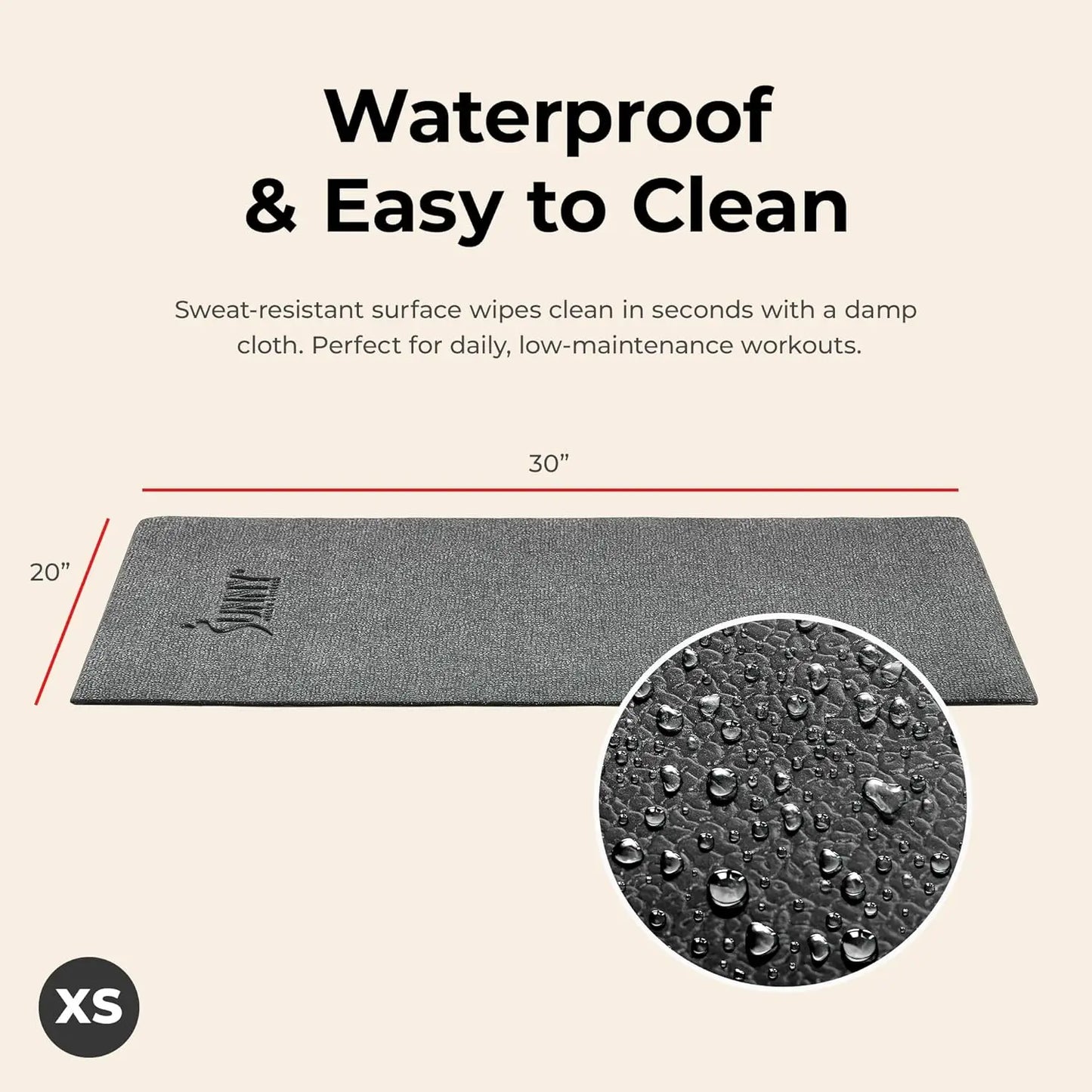 Non Slip Exercise Mat for Treadmill and Yoga Floor Protection