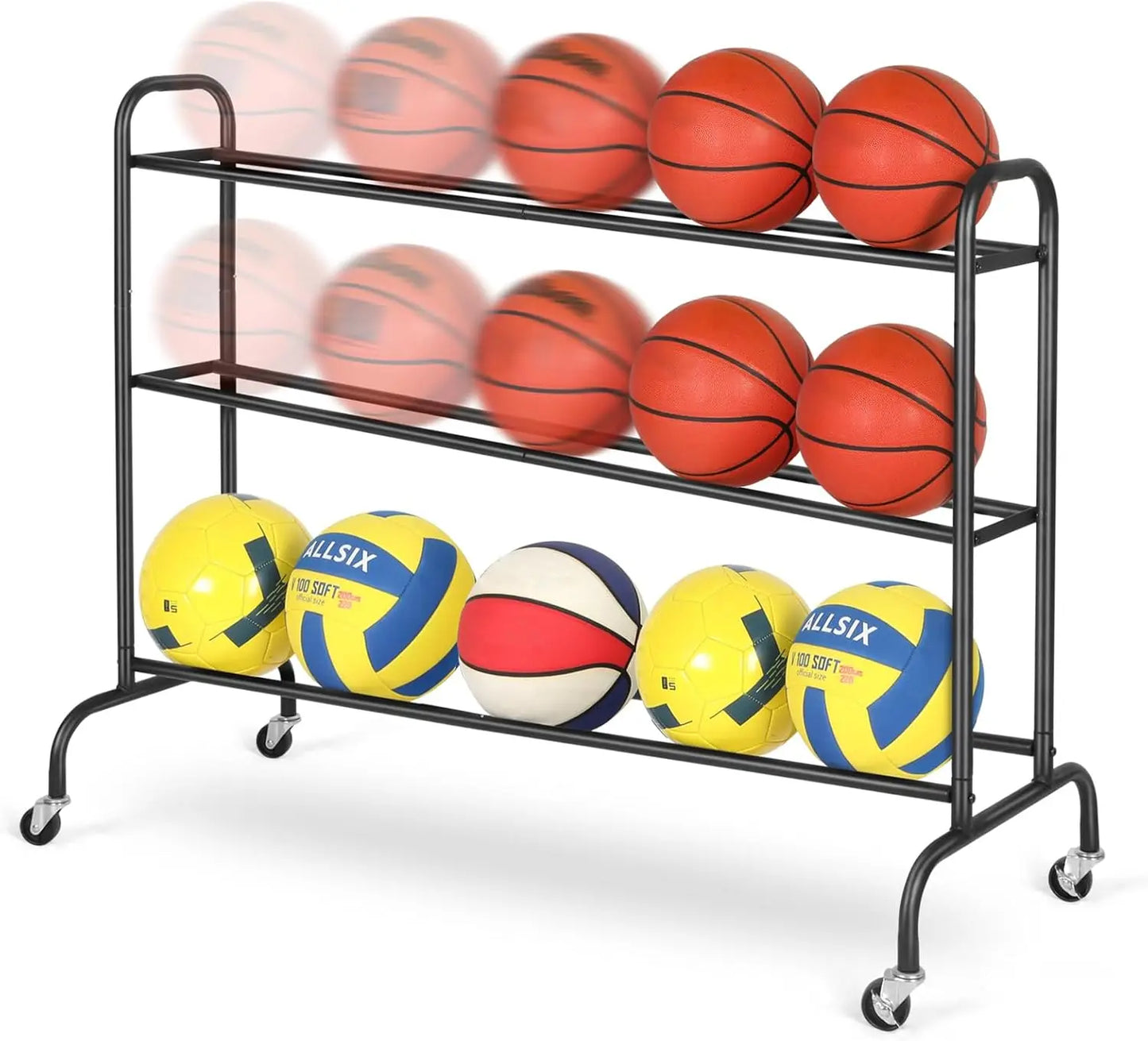 Adjustable Basketball Training Stand with Wheels
