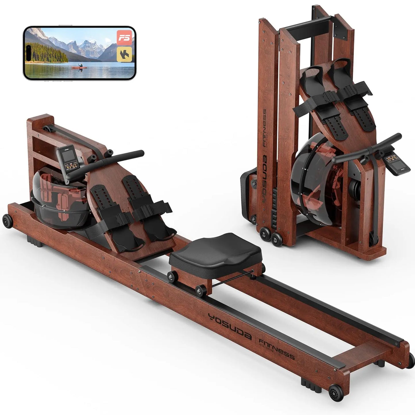 YOSUDA Water Rowing Machine for Home Use