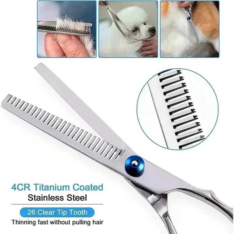 Pet Safe Stainless Steel Grooming Scissors for Dogs