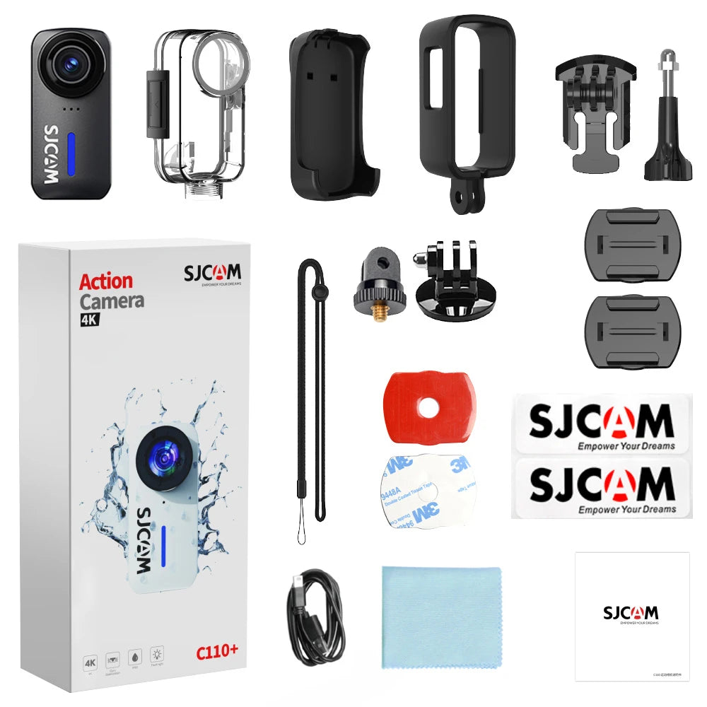 SJCAM C110 Plus 4K Action Camera Waterproof For Outdoor Sports