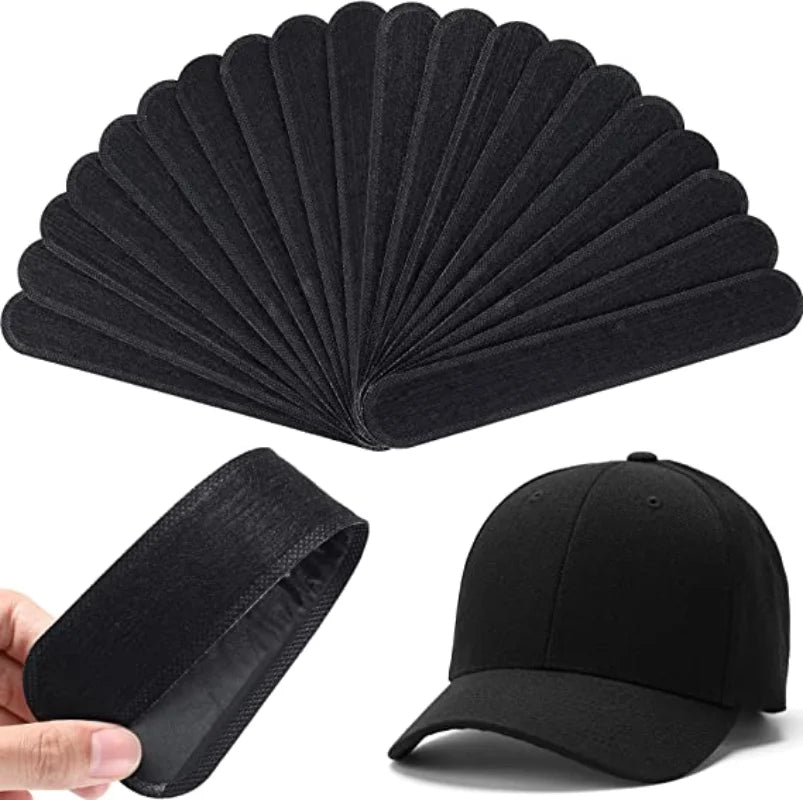 Hat Sweat Absorber Strips Adhesive Sweatband Liner for Caps Visors