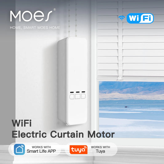 MOES Tuya WiFi Smart Motor for Chain Roller Blinds Kit