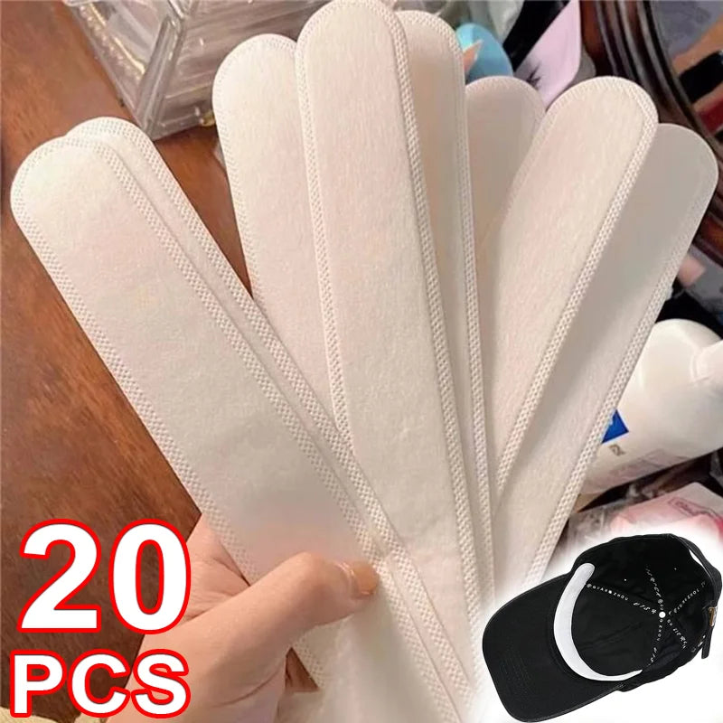 Hat Sweat Absorber Strips Adhesive Sweatband Liner for Caps Visors