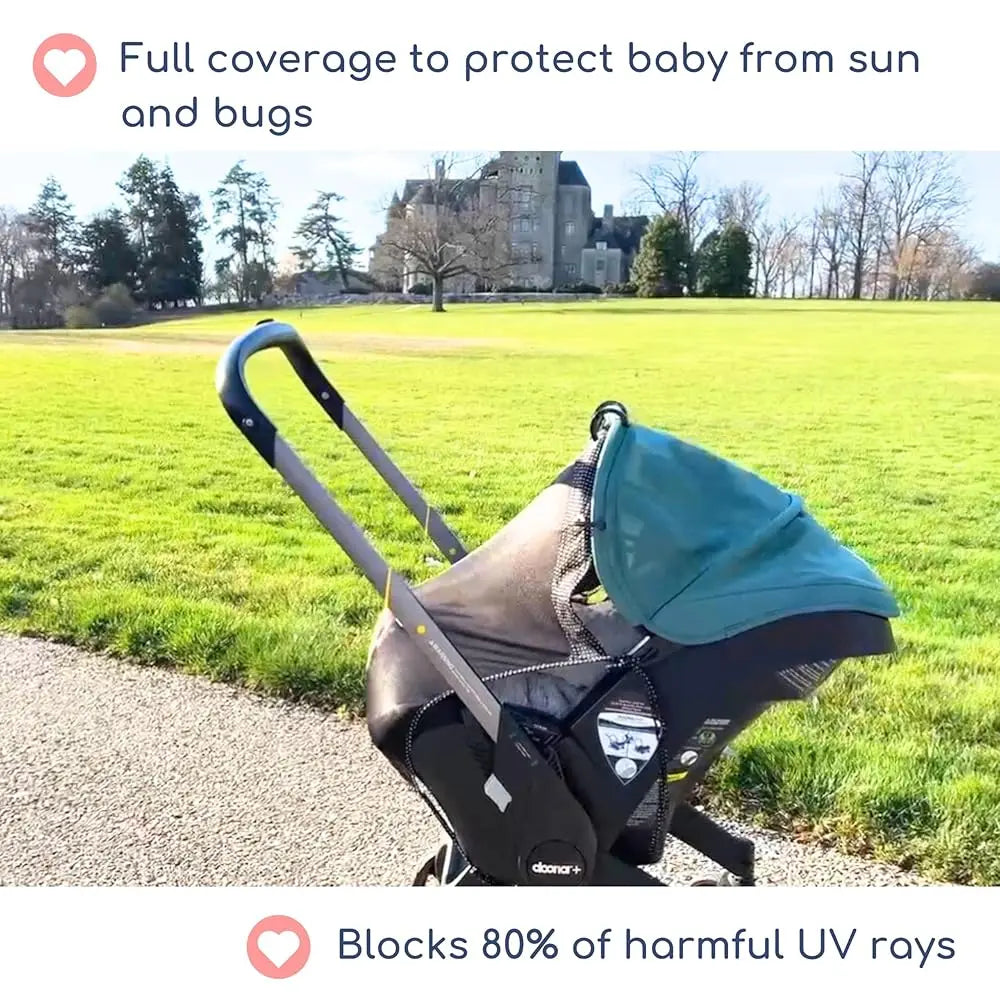 PYLV Doona Compatible Stroller Sun Shade Cover Mosquito Net