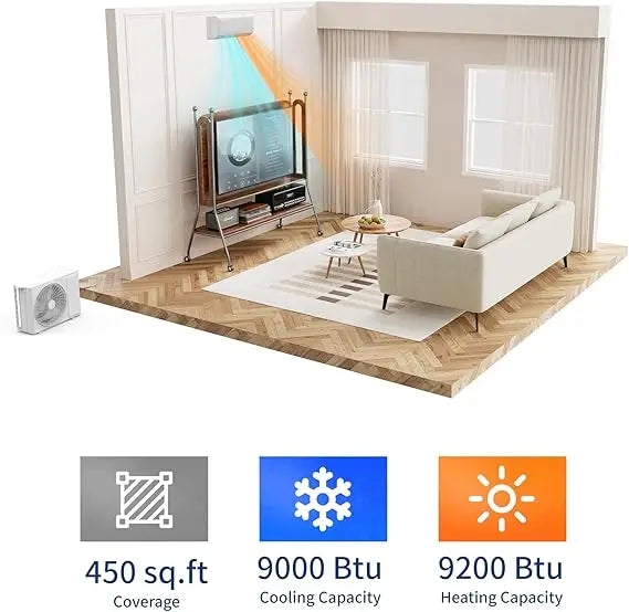 Acekool Mini Split Heat Pump Inverter Air Conditioner