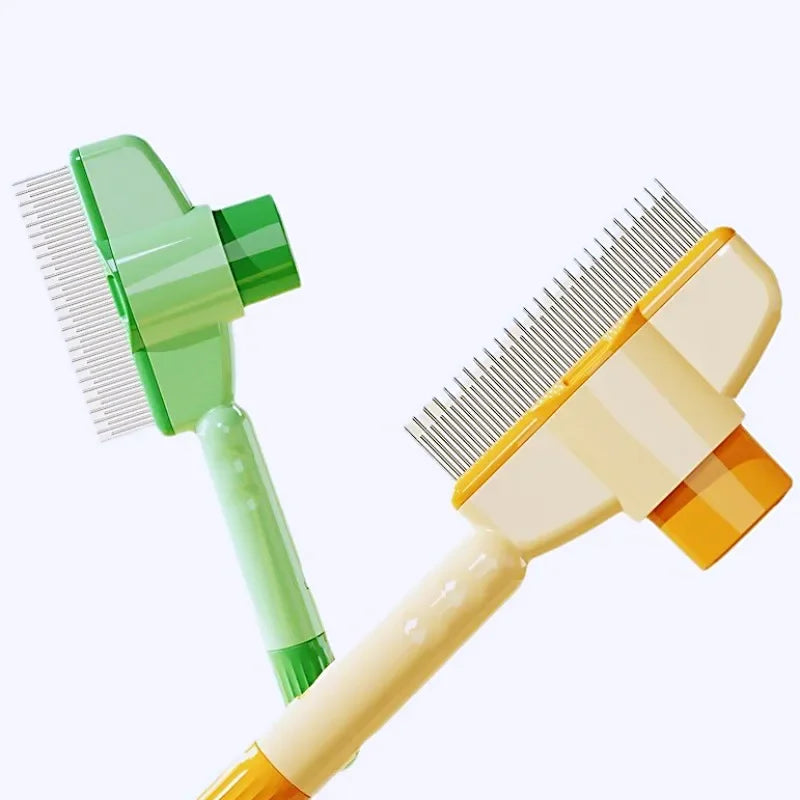 Self Cleaning Dog Comb Pet Hair Remover Grooming Brush
