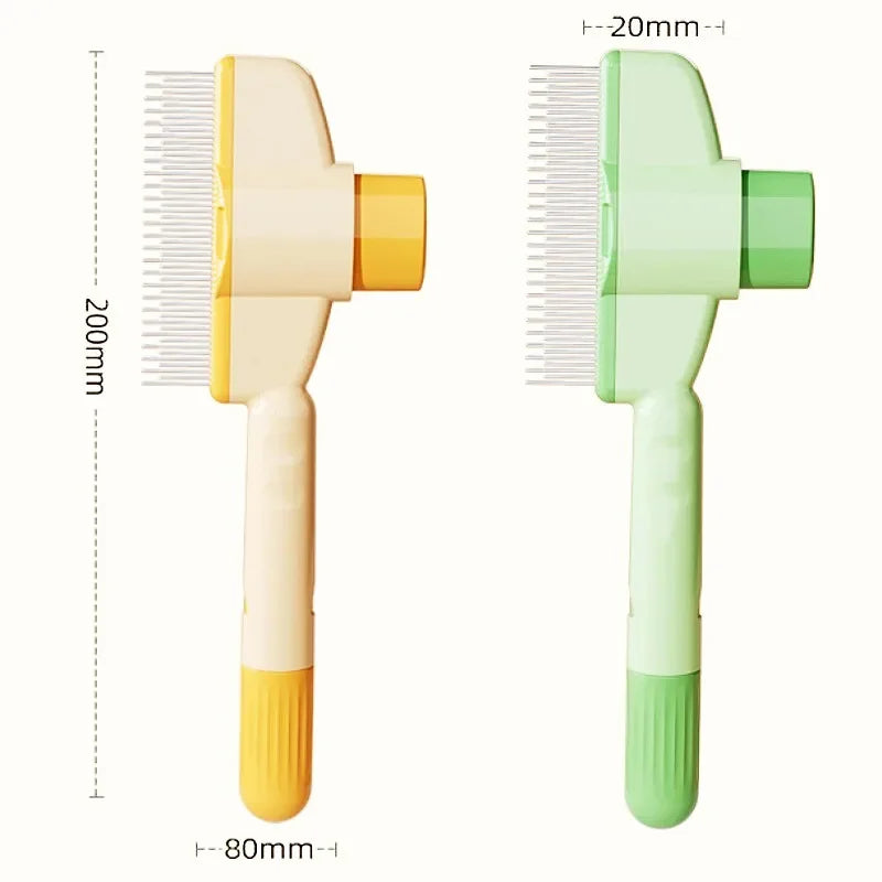 Self Cleaning Dog Comb Pet Hair Remover Grooming Brush