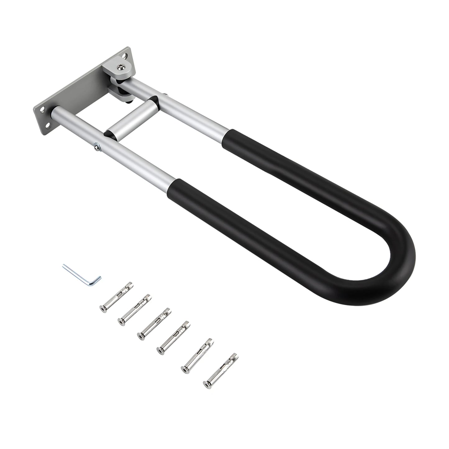 Bymaocar Foldable Non Slip Grab Bar Toilet Handrail For Safety