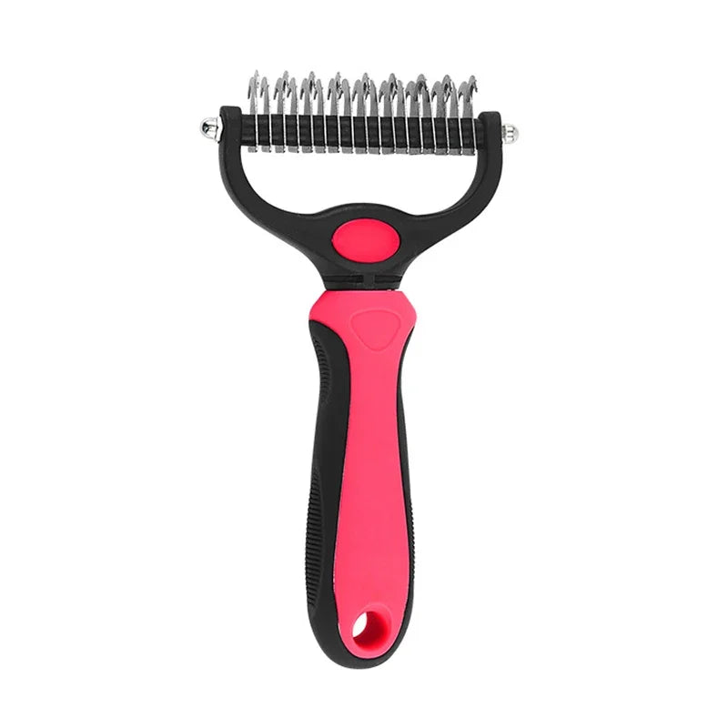 Deshedding Brush Self Cleaning Grooming Tool For Dogs And Cats