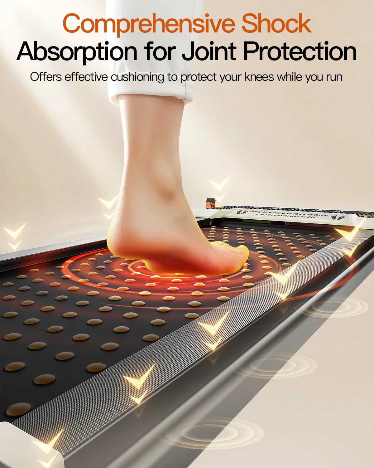 AKLUER Walking Pad Treadmill For Home 2.5HP LCD Display