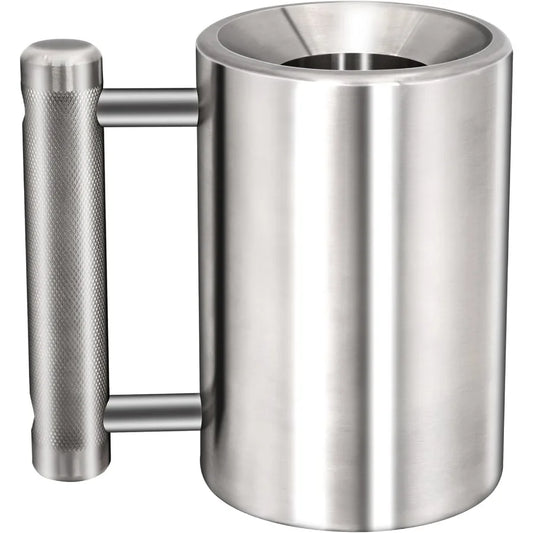 Heavy Stainless Steel Dumbbell Mug For Fitness Training
