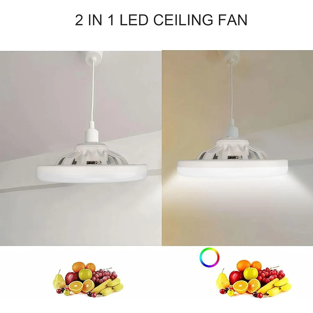 VAKIND Dimmable Ceiling Fan With Light Remote For Living Room
